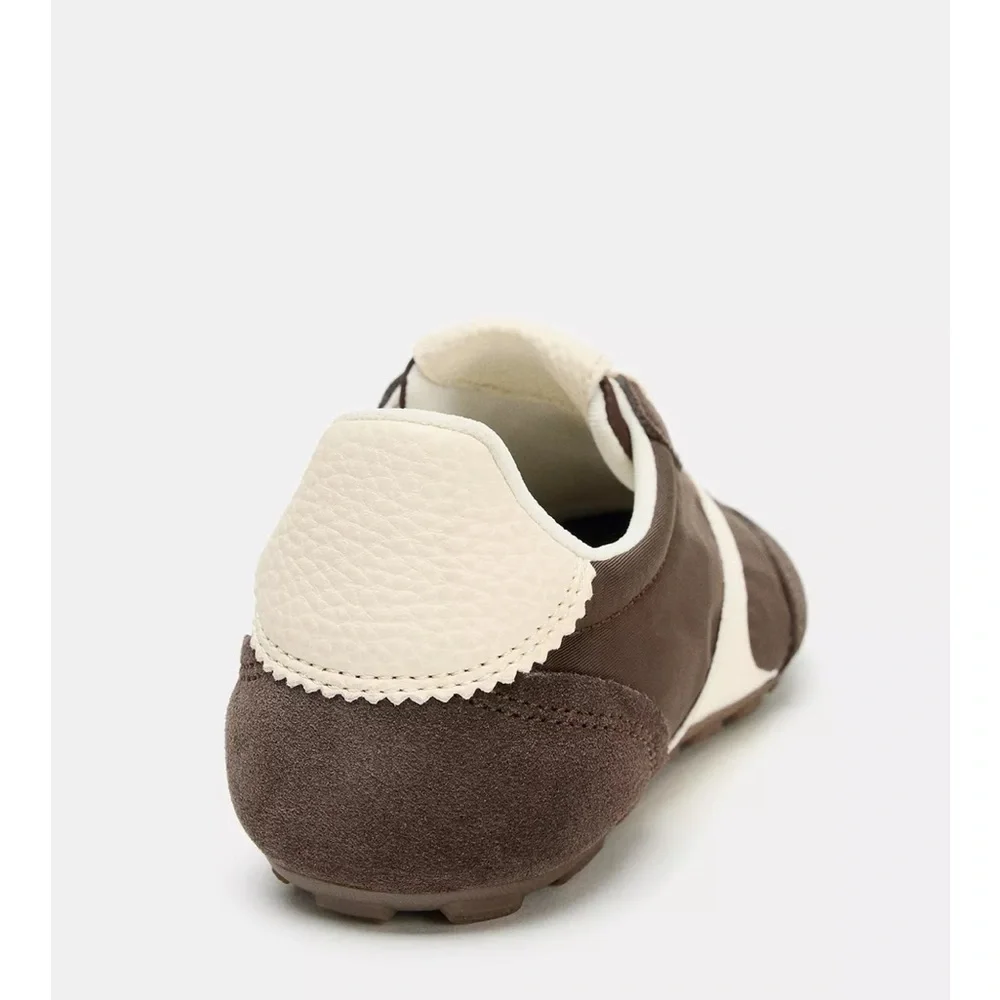 Zara Women’s Chocolate Brown Sneakers - Picture 8 of 10
